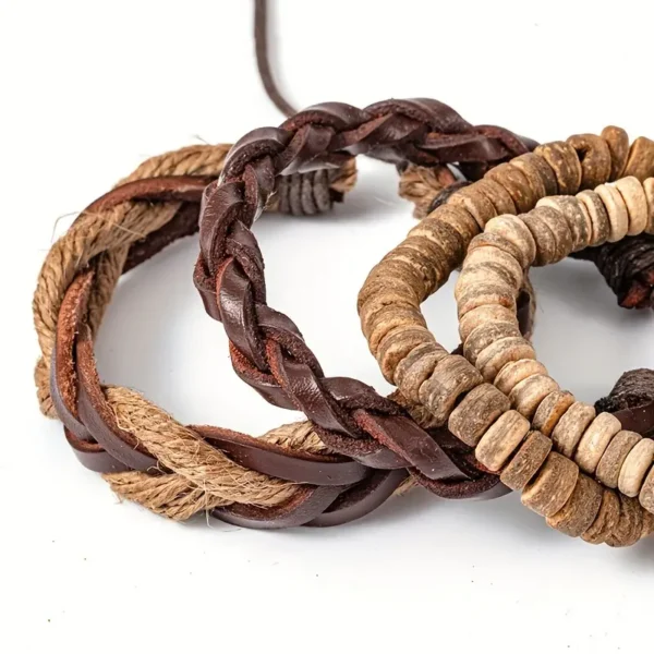 Pulsera de materiales rústicos - Imagen 2