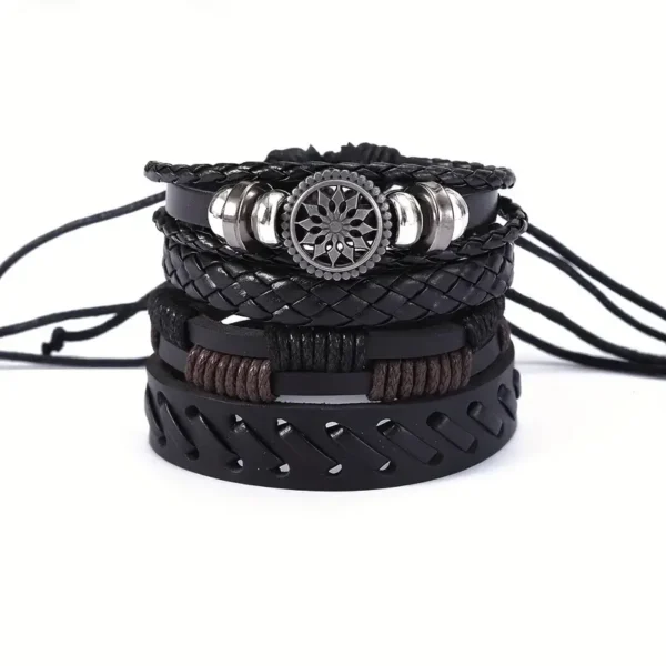 Pulseras girasol sobre fondo blanco