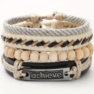 Pulsera blanca achieve