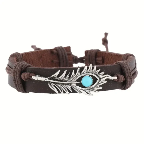 Pulsera con pluma