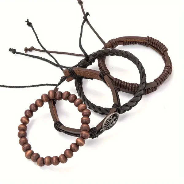 Pulseras desplegadas en mesa