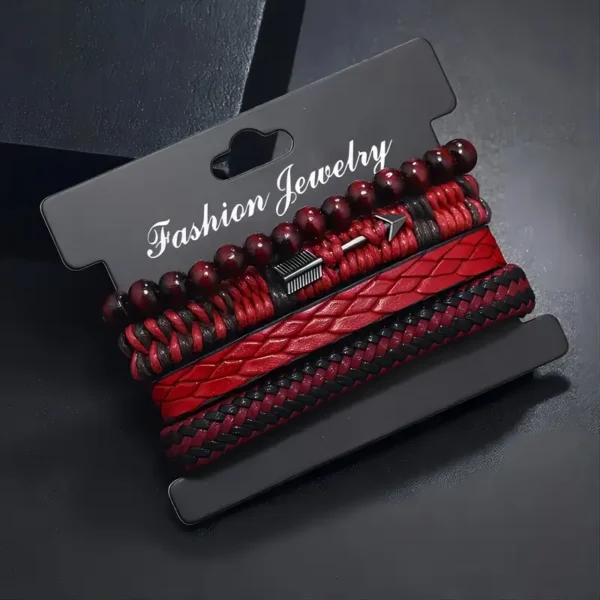 Pulseras rojas con flecha