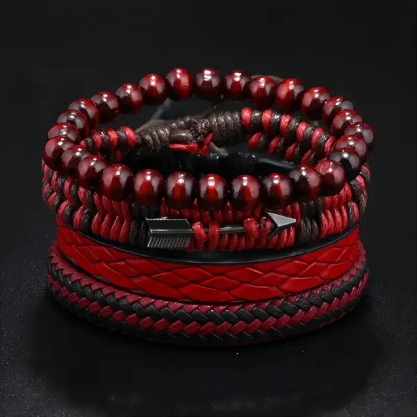 Pulseras rojas con flecha